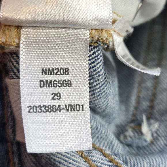 Madewell Low-Slung Straight Jeans olvera wash Rigid Size 29 - Picture 7 of 7